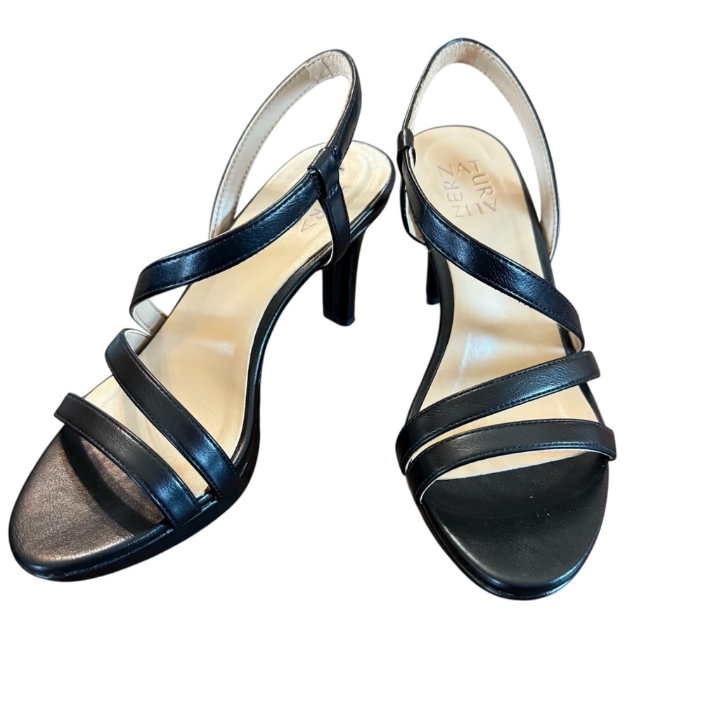 Naturalizer Brenta Black Strappy Dress Sandals Size 7 - Picture 5 of 10